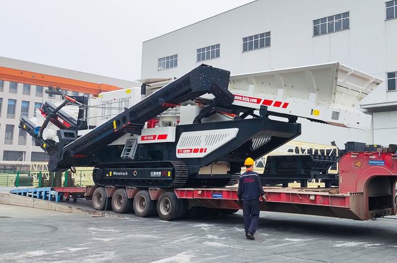 Wotetrack履带圆锥破碎站实拍图